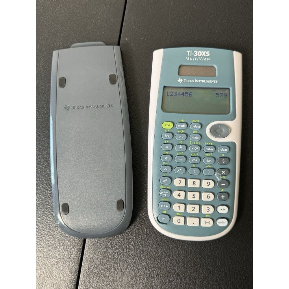 Texas Instruments TI-30XS MultiView Scientific Calculator Solar Battery Powered